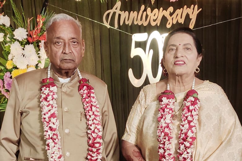 Read more about the article Om Bhardwaj & Smt. Raj Bhardwaj Celebrated Golden Jubilee Marriage Anniversary on 23rd November 2022